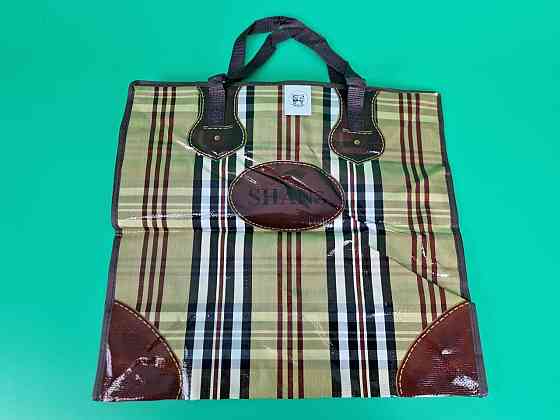 Сумка господарська, поліпропіленова, з кольоровим малюнком No3 Щільна (50x45x21) (1 шт.) Харків