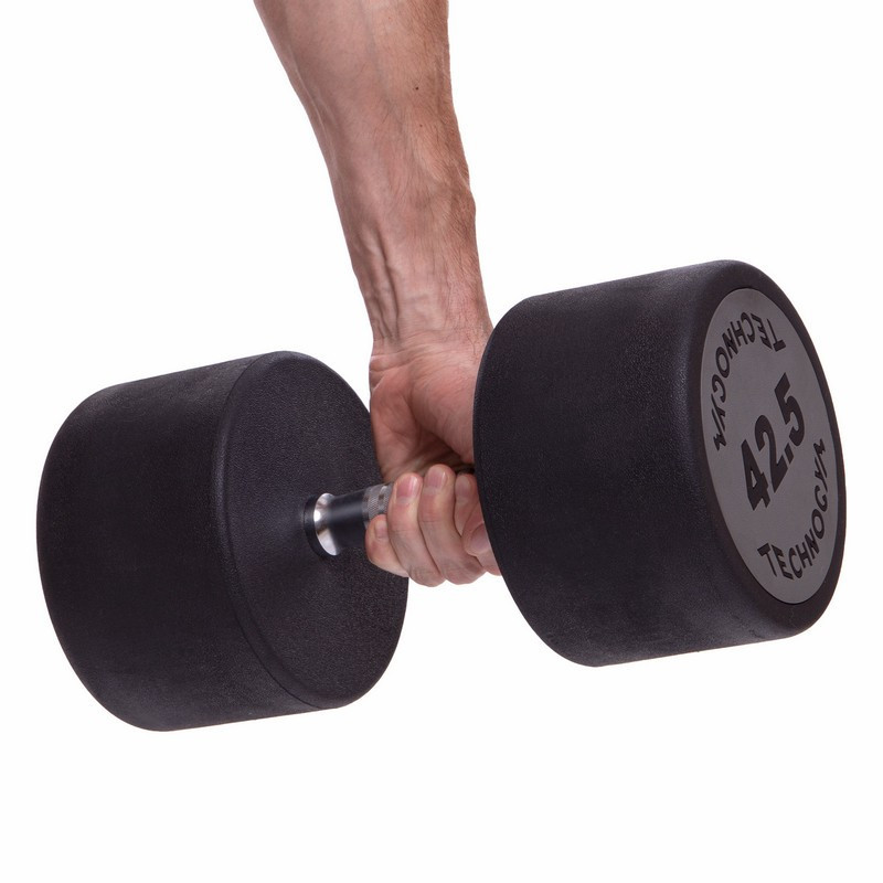 Гантель 42.5 кг суцільна професійна TECHNOGYM-1254-42_5 Гантелі, гирі, штанги та диски Київ - фото 1