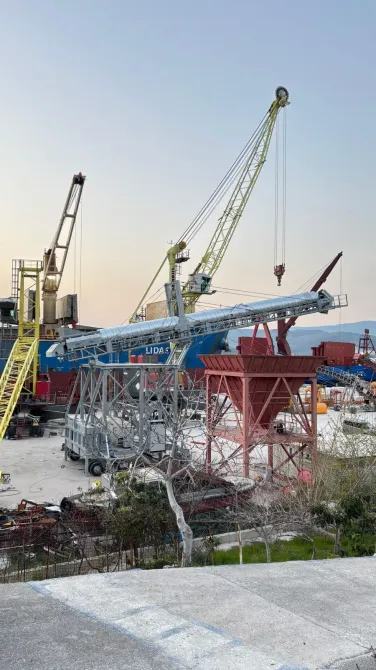 Радіальний конвеєр Автоматичний Телескопічний Ptrc1055, 500 т/год, PolygonMach Туреччина. Київ - фото 7