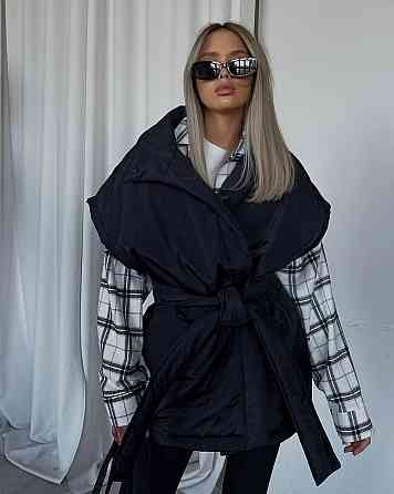 Жіноча трендова сорочка вільного крою з принтом карта Білий Одеса