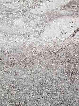 Шпалери вінілові на флізеліні метрові Sintra Edelina під штукатурку структурні чорні сірі срібло Київ