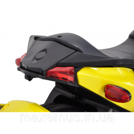 Электромотоцикл детский трицикл на аккумуляторе 3-х колесный SP-610 электрический мотоцикл для детей желтый Мостиська