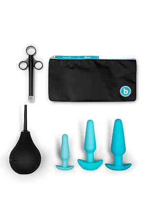 Набор для анального секса B-Vibe Anal Training 7 предметов, синий Sex Aura Киев