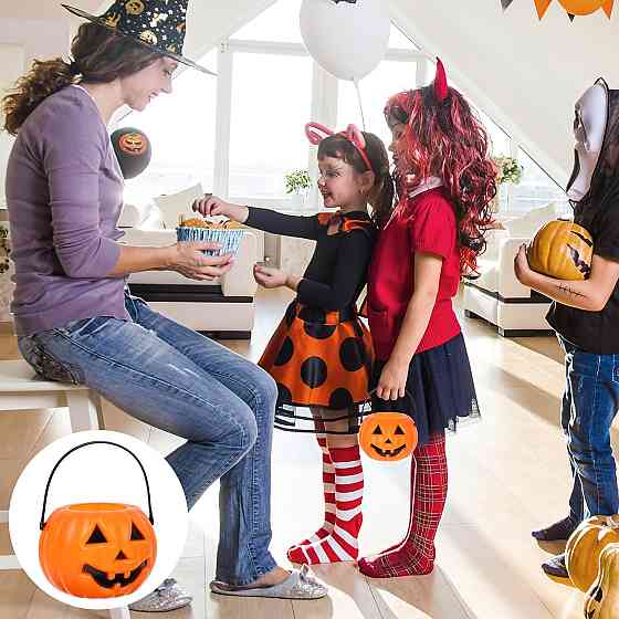 Гарбузові відерця NUOBESTY на Хелловін — набір 8 шт Луцк