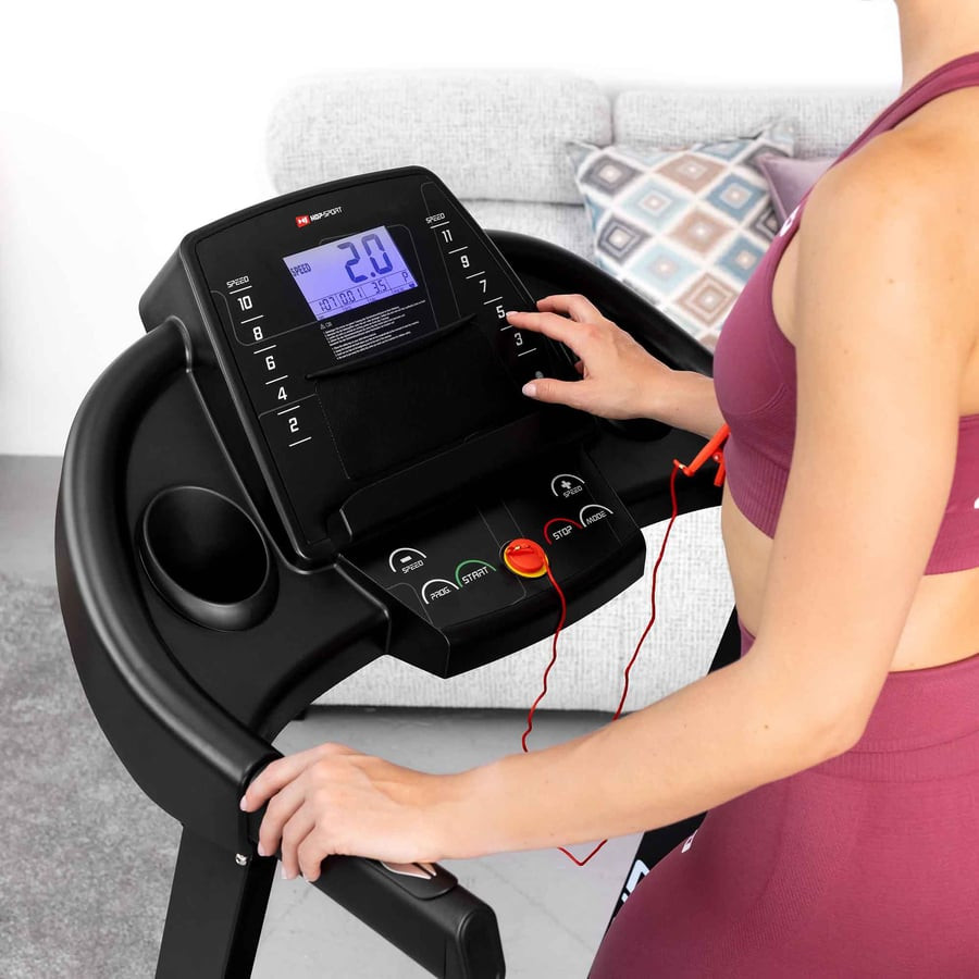 Беговая дорожка Hop-Sport HS-1000LB Wind красный Киев - изображение 4