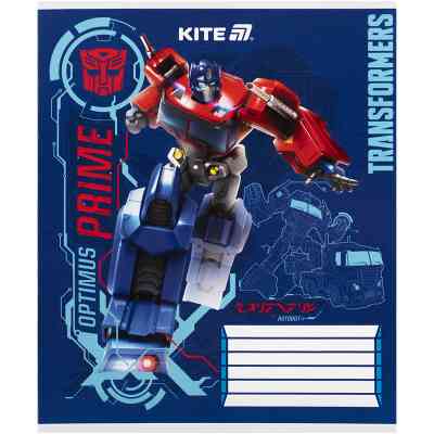 Тетрадь Kite Transformers, 12 листов, косая линия (TF25-235) Винница