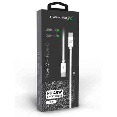 Дата кабель USB-C to USB-C Grand-X (CC-07) Винница