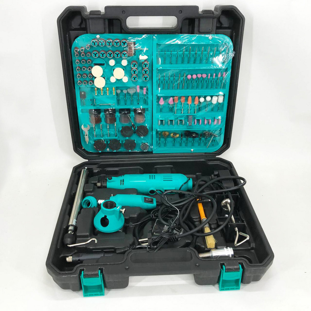 Ручний електричний гравер + гравер Mini 12V з 236 насадками, електричний електричний міні, Дриль гравер LS-69 Львів - фото 11