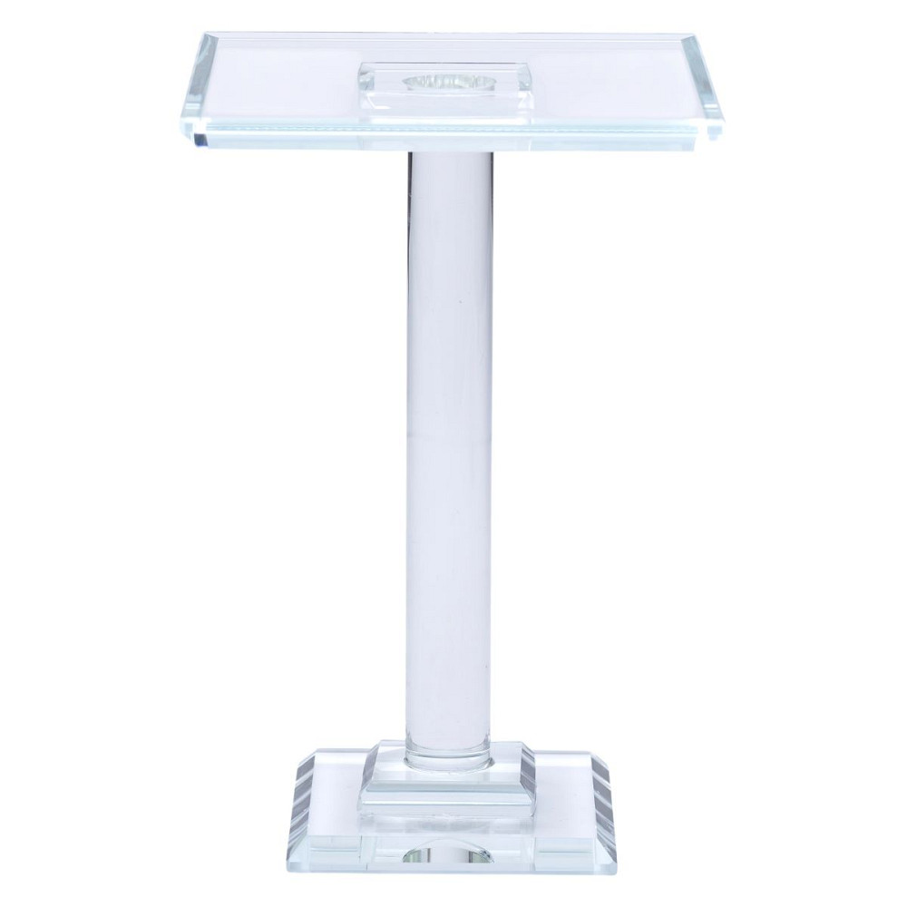 Тортівниця скляна на ніжці 12×12×18 см кругла стійка для торта, капкейків HP-4-71M Коломия - фото 3