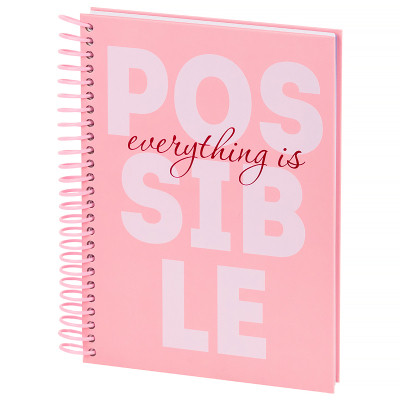 Блокнот Axent на спирали А5 120 листов, клетка, твердая обложка, Possible (8464-1-A) Винница - изображение 2