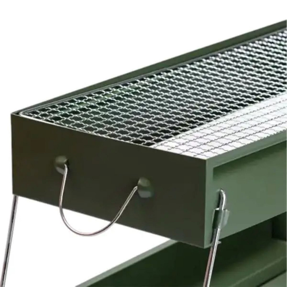 TS Kitchen Мангал портативний складаний 51.5×23×25 см з решіткою HP461GR Киев - изображение 7