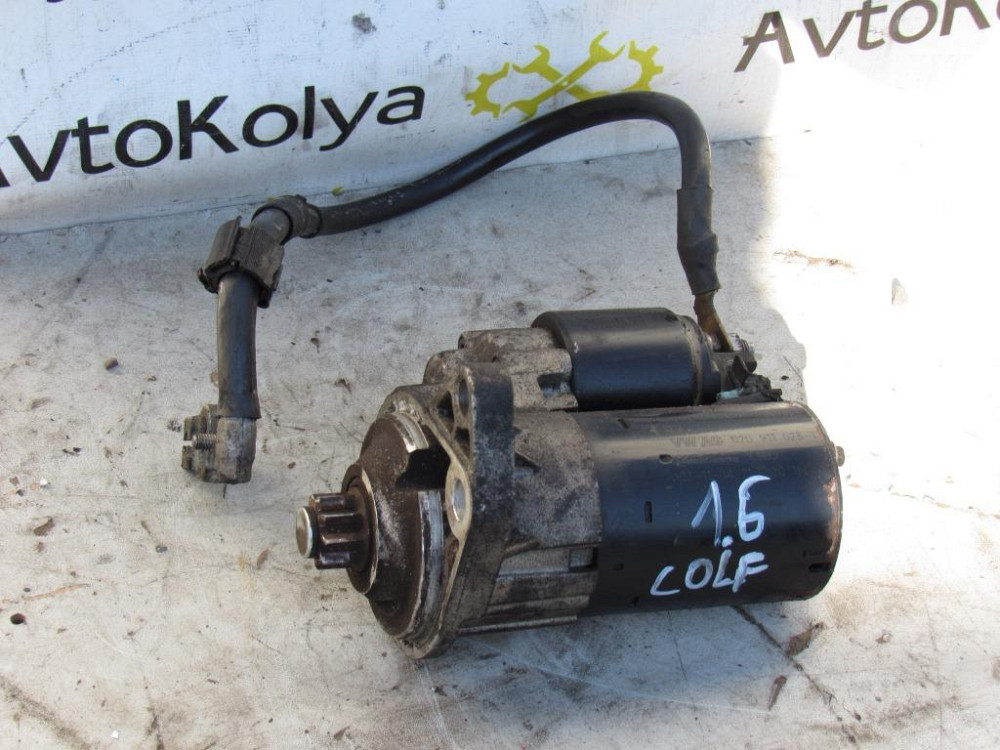 Стартер Volkswagen Golf 4 1.6 бензин 1997-2006 (020911023) Ковель - фото 3