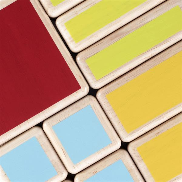 Деревянный пазл-сортер Guidecraft Manipulatives Части квадрата (G6748) Харьков - изображение 20