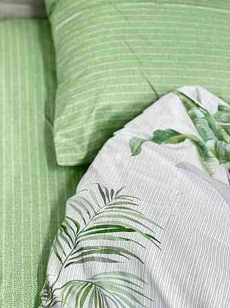Ecotton Комплект постільної білизни Ecotton Євро 210х220 см Папороть зелена (21006АВ) Коломия