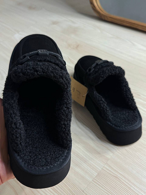 Уггі жіночі Itts 080-1 лофери капці на платформі з хутром чорні, 39, 24,5 см Київ - фото 12