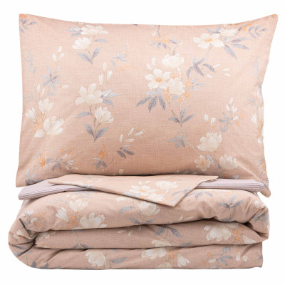 Постільна білизна Ardesto Gloria сатин магнолія, смужка євро 200х220 (ART2022MB) Вінниця - фото 2