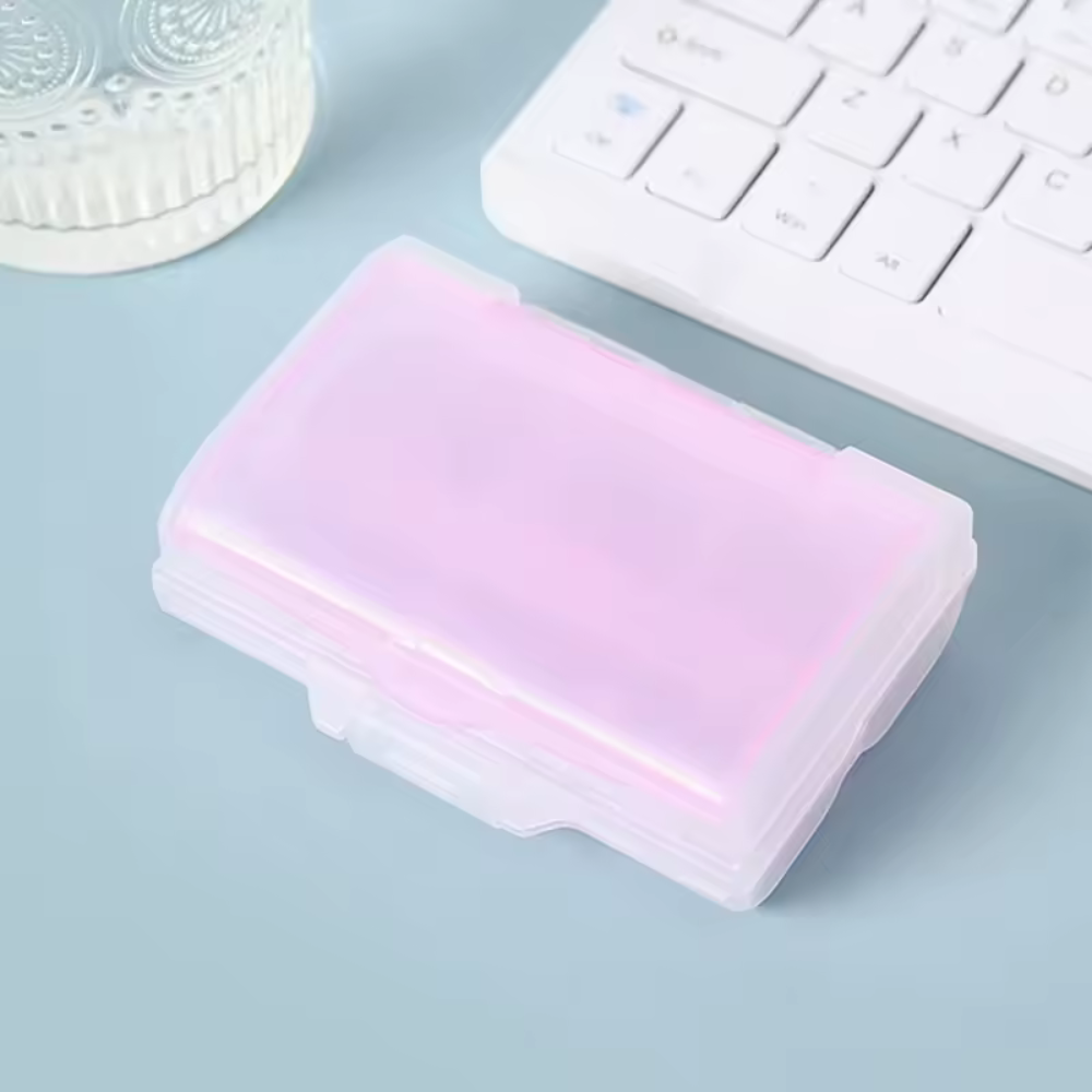 Контейнер для лекарств и таблеток, бокс для мелочей, пластиковый органайзер для хранения, 10×10×5см,purple Каменец-Подольский - изображение 1