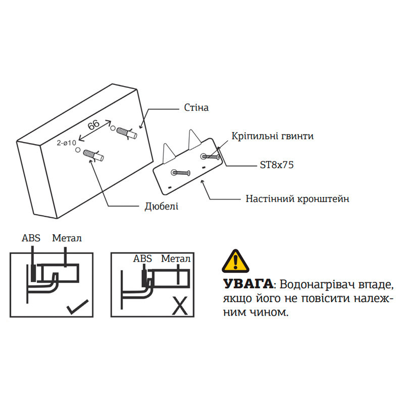 Водонагрівач "Над мийкою" Mixxus EWH-0506 Small Over накопич. 6 л, мокр.тен 1,5 kW   ( WH0020 ) 20643 Харків - фото 7