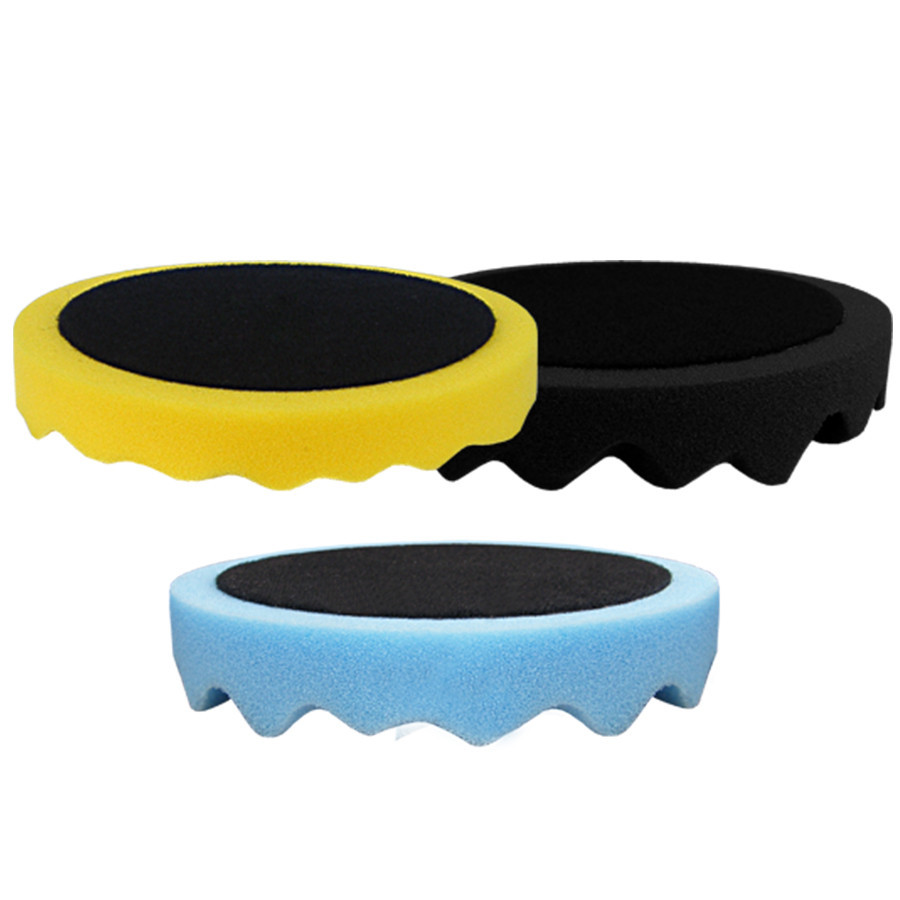 Круг (губка) полірувальний рельєфний на липучці синій універсальний Ø150мм 25мм APP, 080401 Вінниця - фото 1