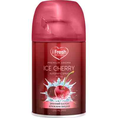 Освіжувач повітря iFresh Premium Aroma Ice Cherry Змінний балон 250 мл (4820268100146) Вінниця