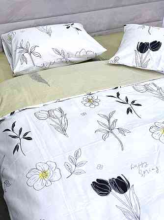 Ecotton Комплект постільної білизни Ecotton двоспальний Сімейний 150х215 см сатин білий (рис. 2 Коломия