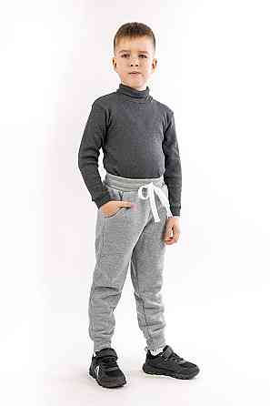 Водолазка детская, подростковая, темно-серая, хлопок, топ Крохатушка одяг Киев