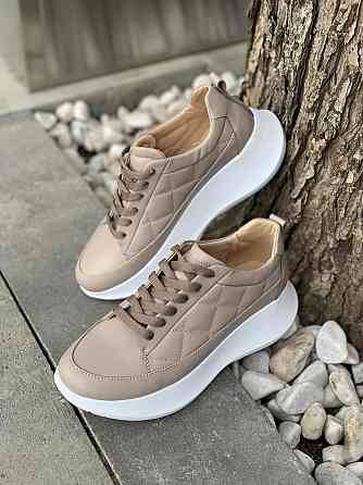 VIFEST Кросівки жіночі VIFEST 194-2 бежеві (весна-осінь, шкіра натуральна) (4440) Коломыя