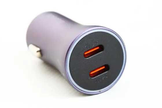 Зарядка в прикурювач 2Type-C QC 40Вт Baseus темно-серий Вінниця