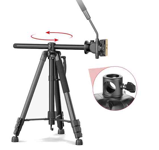 Штатив із горизонтальною відеоголовкою 58-183см Ulanzi U-Select VT-02 Київ