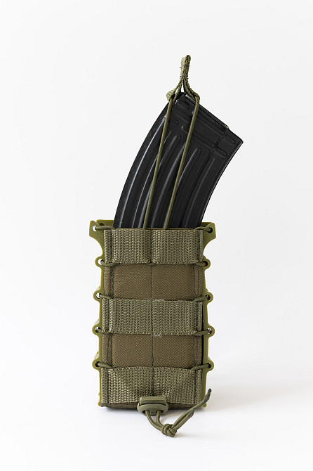 Подсумок на 1 магазин пиксель открытый каркасный Олива Одесса - изображение 2