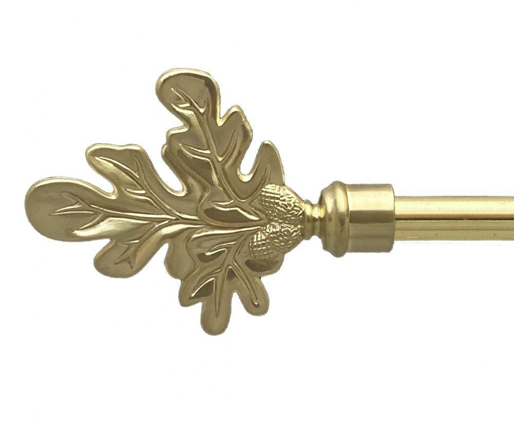 Закінчення для карнизу Orvit ЛИСТОК ДУБА 16 мм ЗОЛОТО Львів - фото 1