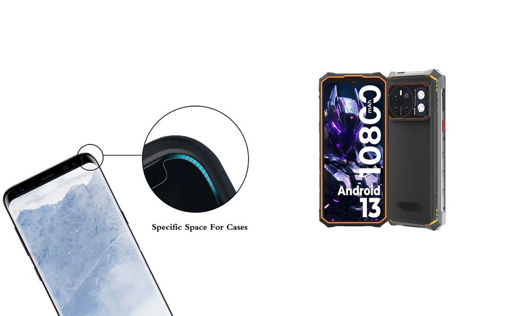 Захисне скло HyperGlass Pro для Hotwav Cyber 13, Cyber 13 Pro – максимальна чутливість та захист Київ - фото 3