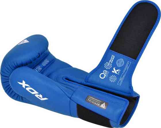 Боксерські рукавиці RDX AS1 BLUE 10 унцій (капа в комплекті) Каменское