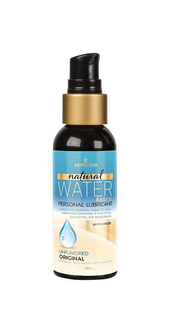 Лубрикант на водній основі Sensuva Natural Water-Based (57 мл), без гліцерину та парабенів Sex Aura Київ - фото 1