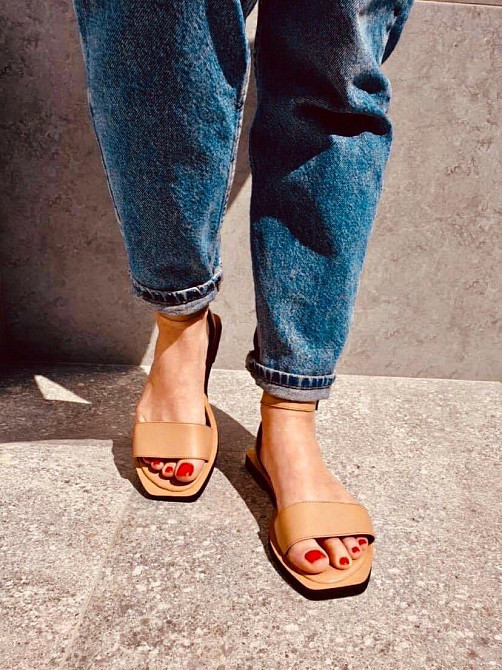 ARLEN БосонІжки жіночі ARLEN Бос-01/03 карамель (літо, шкіра натуральна) (3981) 36-40 Коломыя - изображение 4