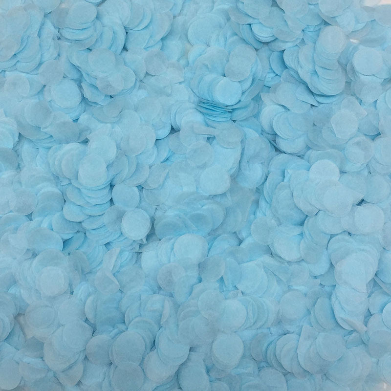 Конфетти в шарики кружочки из бумаги 10 г 1 см голубой Киев - изображение 3