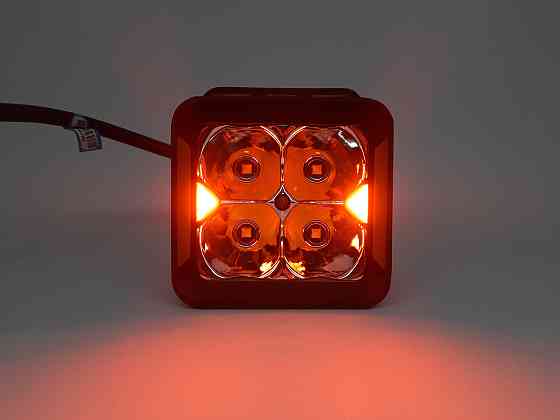 Світлодіодна фара StarLight SL-W0120S квадратна, дальнє світло WHITE + DRL 20W 2400Lm 5700K 12/24V Харків