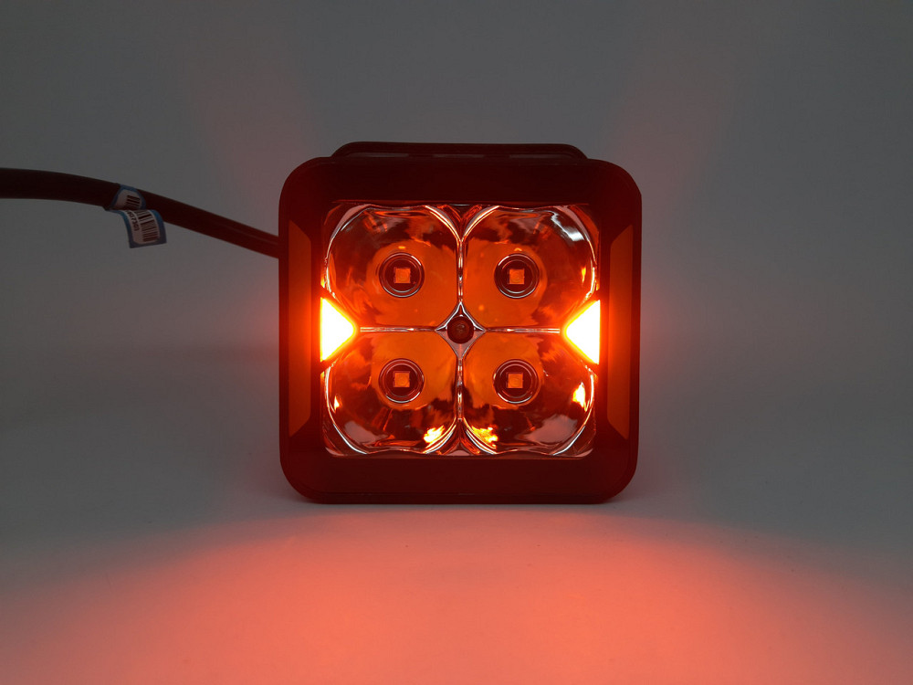 Світлодіодна фара StarLight SL-W0120S квадратна, дальнє світло WHITE + DRL 20W 2400Lm 5700K 12/24V Харків - фото 6