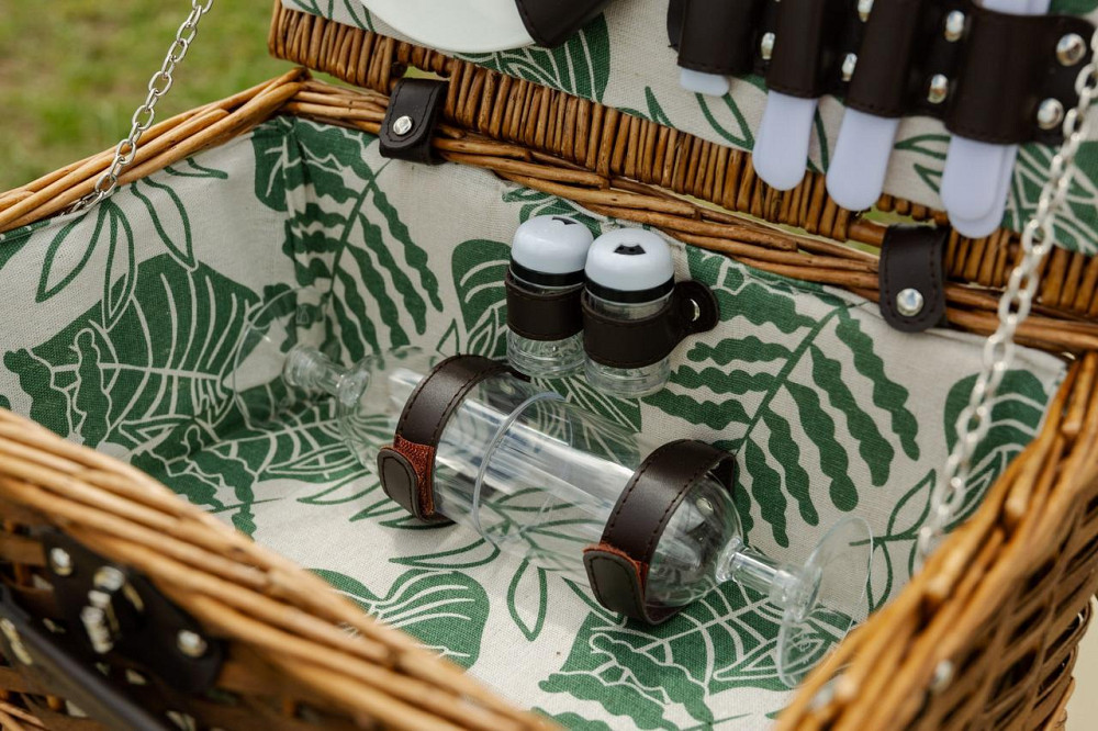 Корзина для пикника на 2 персоны 38 x 26 x 18 см LU010 Киев - изображение 5