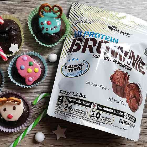 Брауни Olimp Hi Protein Brownie 500 г, Chocolate Луцк