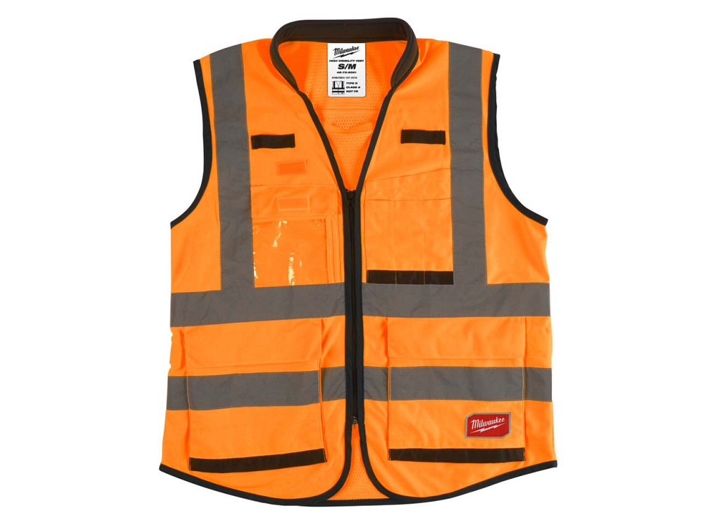 Жилет помаранчевий PREMIUM MILWAUKEE, сигнального забарвлення (L / XL) Одеса - фото 1