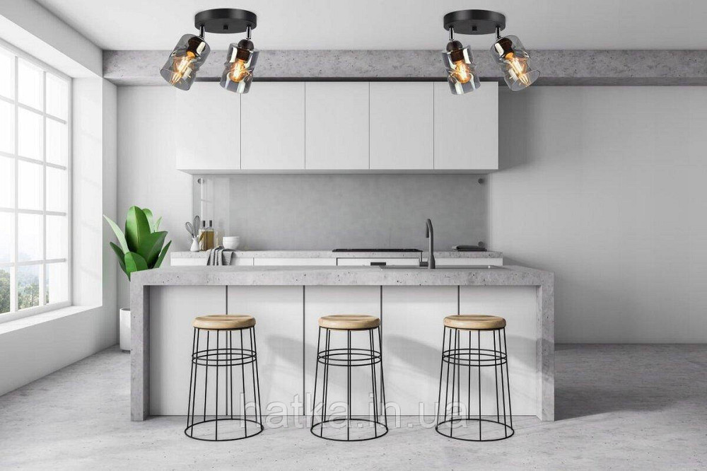 Люстра декоративна Sirius S4944-2 BK+SM з поворотнім механізмом Київ - фото 5