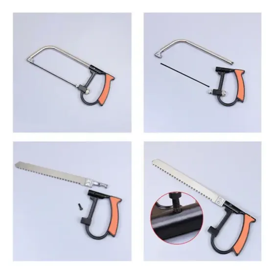 Ножовка по дереву в наборе с пилами TV One, Пилка для дерева и металла ручная Коломия