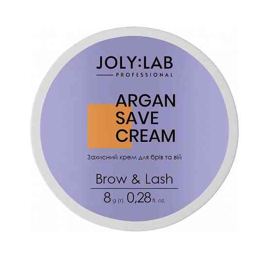 Защитный аргановый крем для бровей и ресниц Argan Save Cream Joly:Lab 10 мл Винница