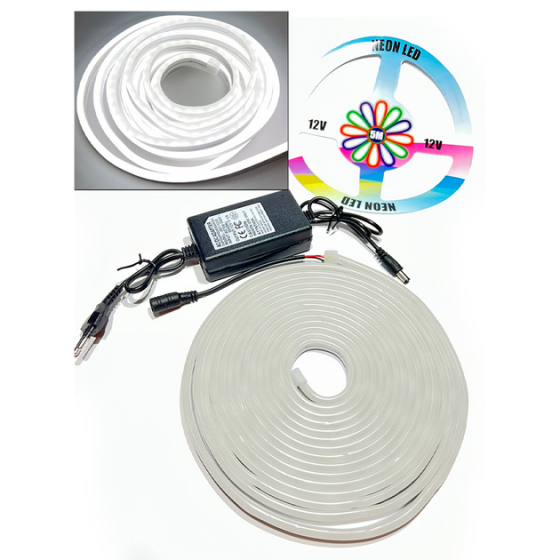 Лента светодиодная силиконовая NEON 5м 12-220V Харьков