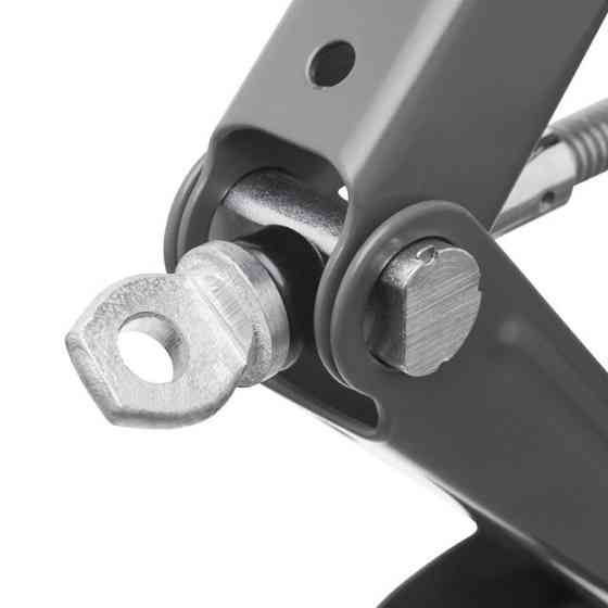 Домкрат INTERTOOL GT0180, механічний ромбоподібний 1т., гумовий упор., 92-340 мм, міцний металевий домкрат Львів