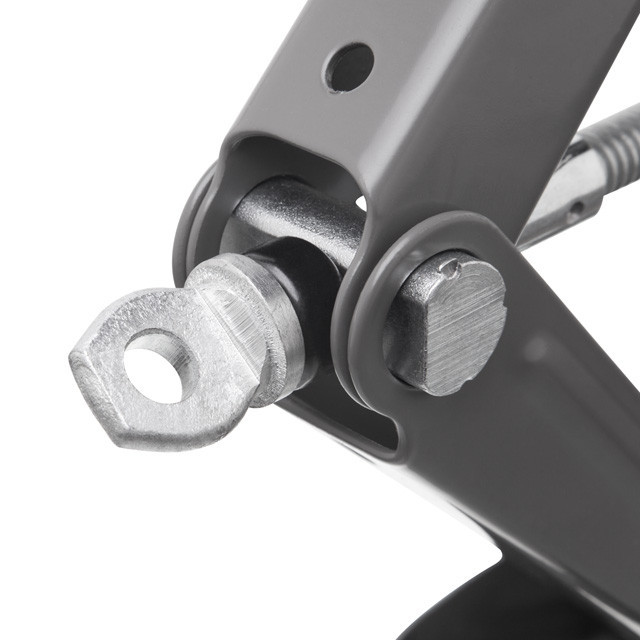 Домкрат INTERTOOL GT0180, механічний ромбоподібний 1т., гумовий упор., 92-340 мм, міцний металевий домкрат Львів - фото 5