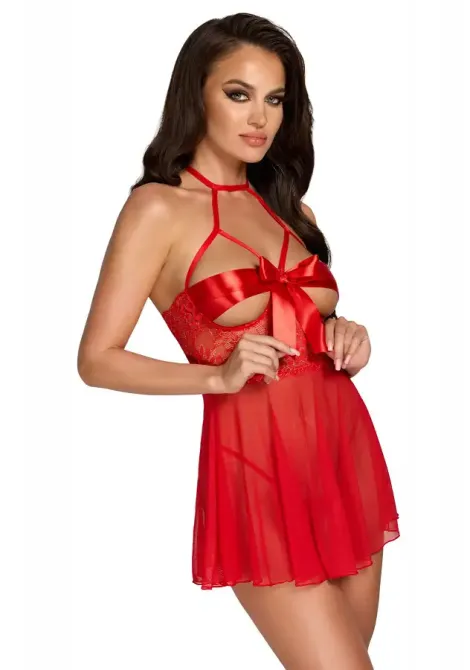 Бебі-дол Kissable Sexy Kiss Babydoll Red L/XL Львів - фото 3