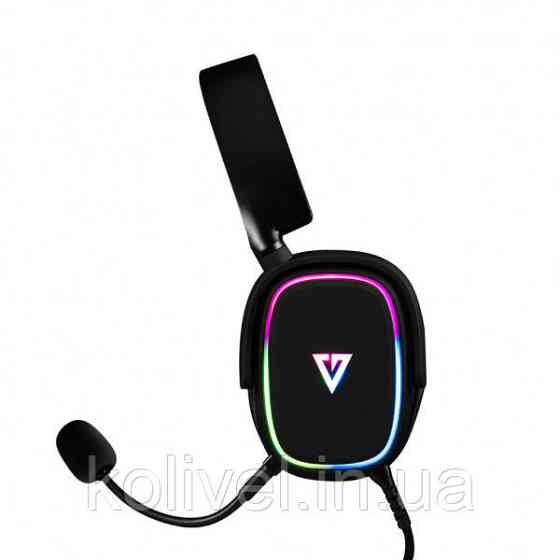 Ігрова гарнітура Modecom Volcano RGB Prometheus 7.1 Black USB (S-MC-899-PROMETHEUS-100) Киев