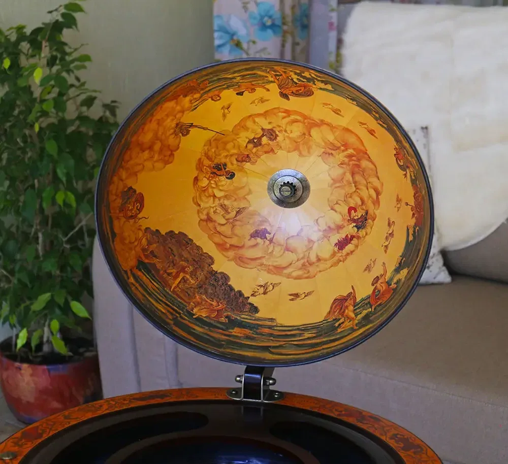 Глобус настольный бар на 4 ножках Древняя карта коричневый сфера 33 см Гранд Презент mastersem Киев - изображение 2